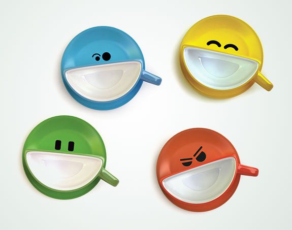 creative mugs smiley 1 50 Stylish Tea and Coffee Mugs Creative Designs