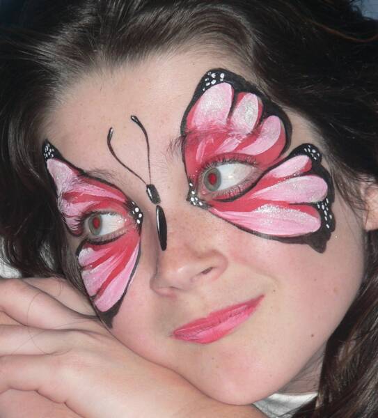 simple face paintings