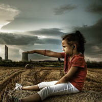 Conceptual Photography thumbs designsmag 30 Mind Blowing Frog Images By Sakura