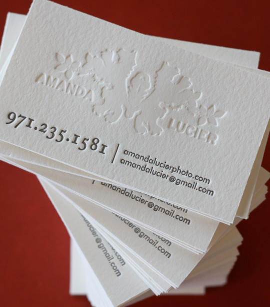 letterpressdesigns8 65 Stunning Visiting Cards Printed Letterpress Designs