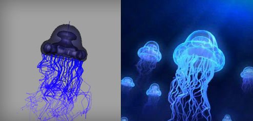 Jellyfish in The Ultimate Collection Of Maya 3D Tutorials