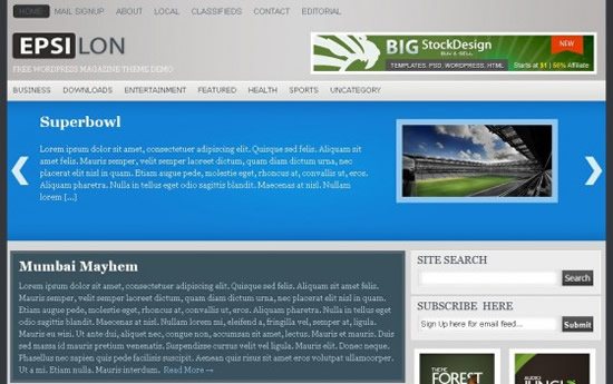 epsilon-wordpress-theme