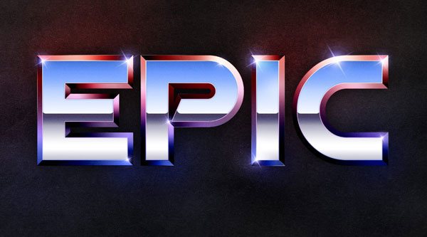 Recreate the Epic 80's Metal Text Effect in Photoshop