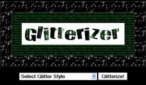 Text Glitter Maker
