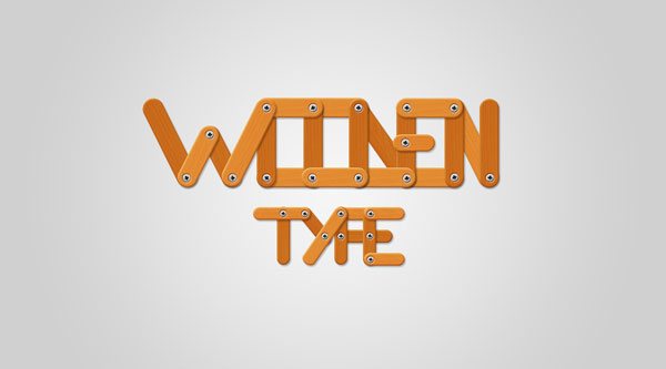 Create a Funny Wooden Type Treatment in Photoshop