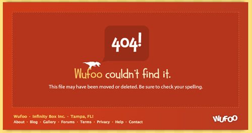 wufoo 60 Really Cool and Creative Error 404 Pages by Designsmag