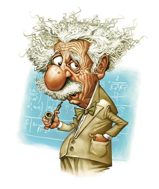 Albert EINSTEIN caricature