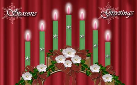 Candle-bridge in 60 Beautiful Christmas Photoshop Tutorials
