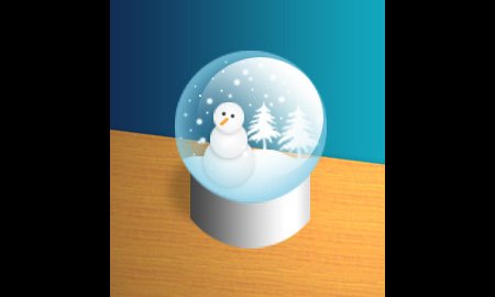 3D Snow Globe Photoshop Tutorial