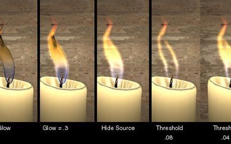 Flame Glow in The Ultimate Collection Of Maya 3D Tutorials