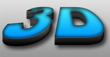 3D Text effect
