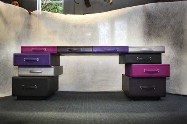 recyclart desk leather 35 Super Modern Office Desk Designs - Designs Mag
