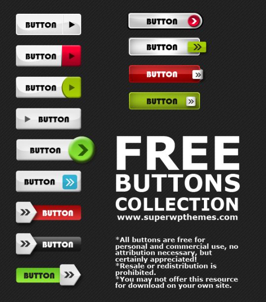 80 Prefect Downloadable Photoshop Web Buttons - Designs Mag