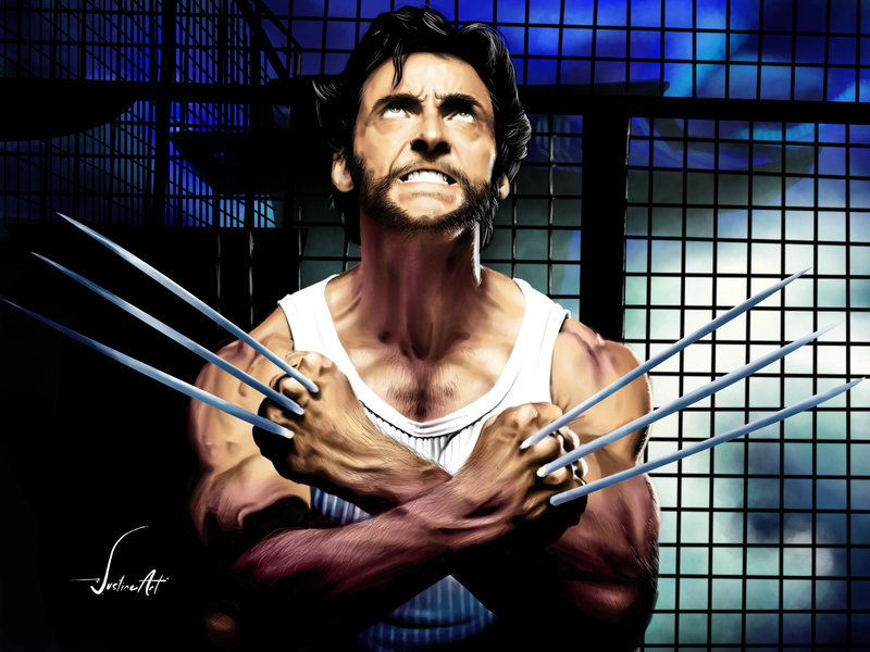 Digital Painting of Logan by JustineArt