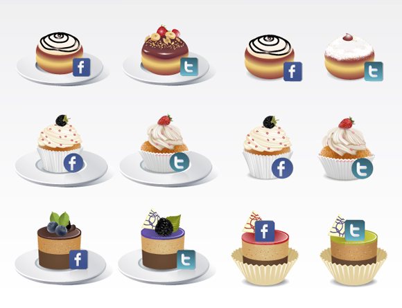 35 Cool and Stylish Social Media Icon Sets | Designsmag