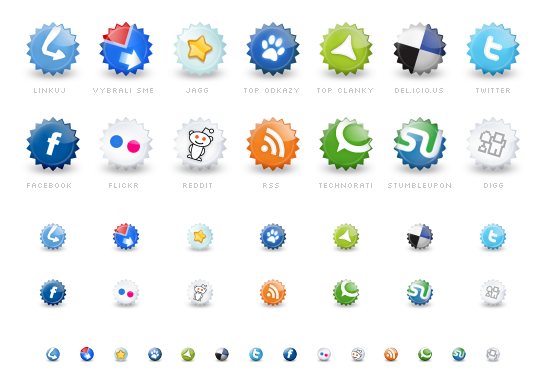 35 Cool and Stylish Social Media Icon Sets | Designsmag