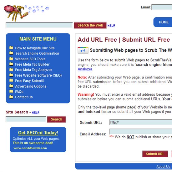 TOP Best Free URL Submission Websites | DesignsMag