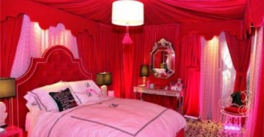 All Pink Bedroom On Collection Of Valentines Special Bedroom Decoration 570x365