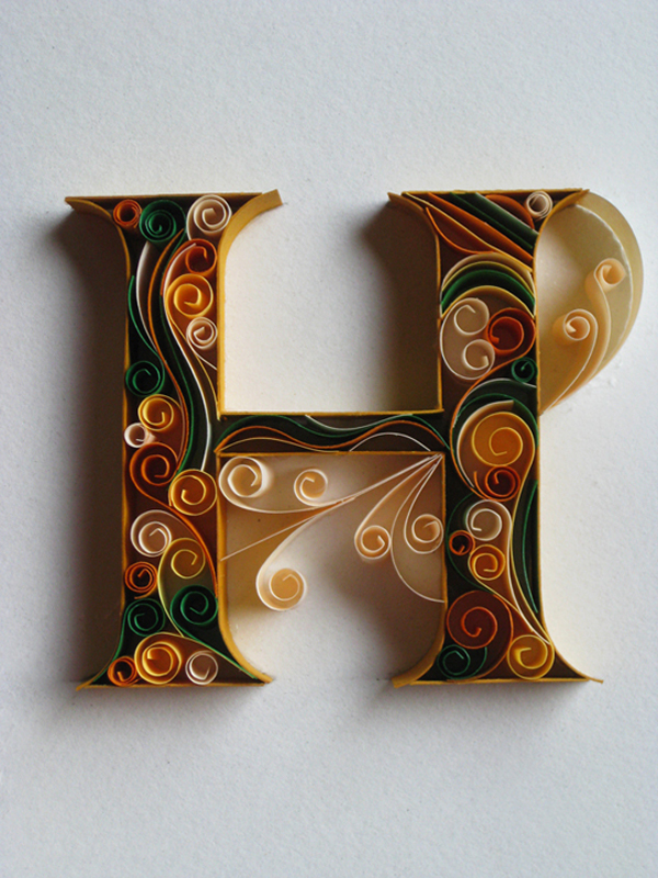45 Inspiring Paper Cut-out Typography