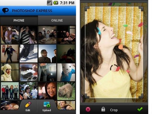 Photoshop Express for Android Android Apps for Designers