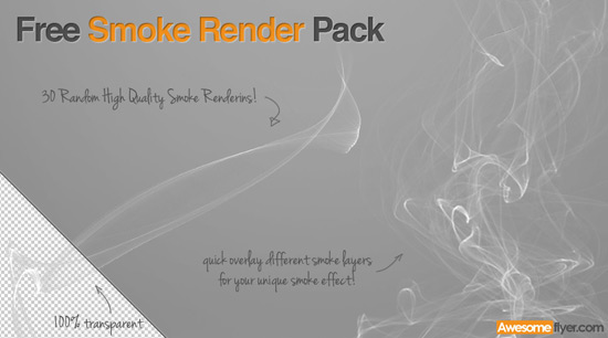 free smoke render pack