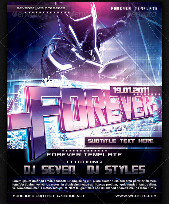 Forever Poster Flyer Template