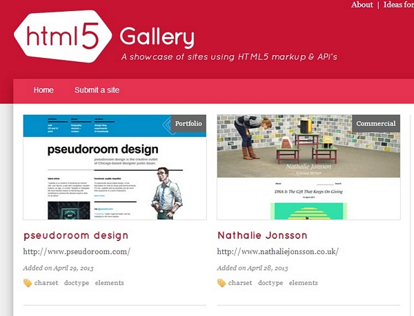HTML5 gallery
