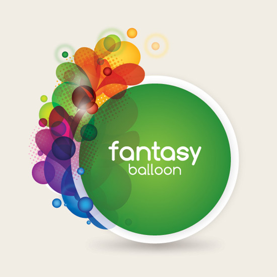 Fantasy Balloon - Vector Graphic by DryIcons