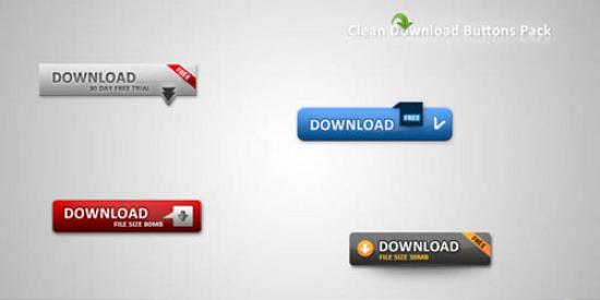 Excellent PSD Design Files for Designers Clean Download Buttons Pack 36 Excellent PSD Design Files for Designers