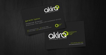 Akira business cards render