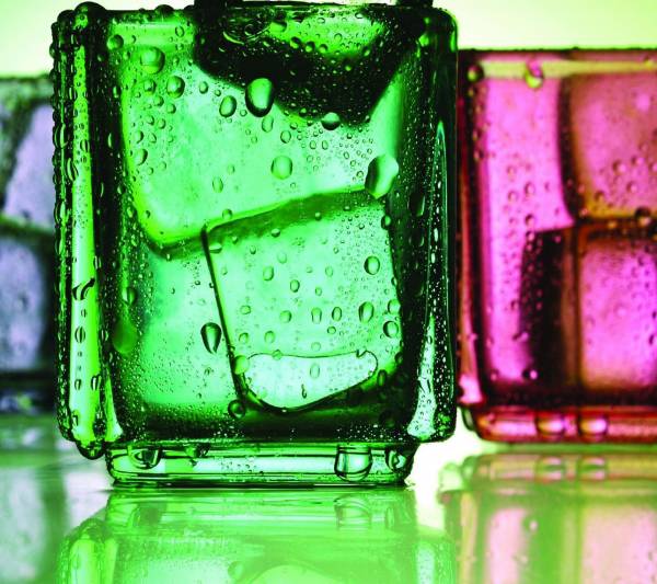 Colored Ice Cubes