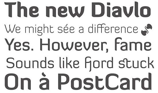 diavlo free high quality font web design Free Fonts for Developer and Designers