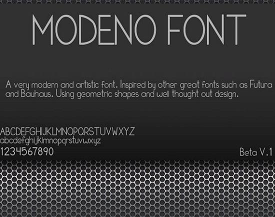 modeno pro free high quality font web design Free Fonts for Developer and Designers