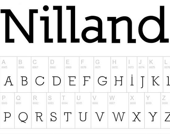 nilland free high quality font web design Free Fonts for Developer and Designers