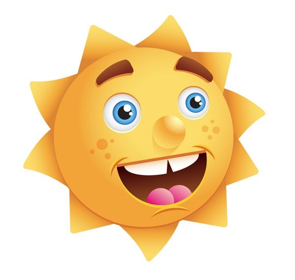 Create a Happy Sun Monster Character
