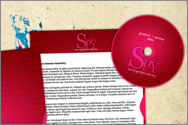 Corporate Identity Design - Red Spy