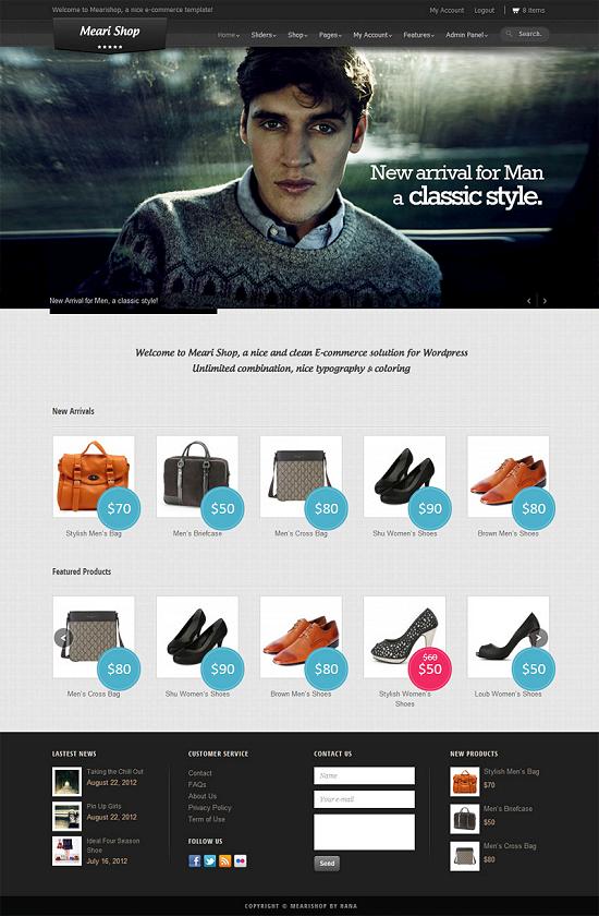 meari shop A Perfect Solution for Online shop using WordPress Themes