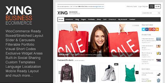 xing A Perfect Solution for Online shop using WordPress Themes