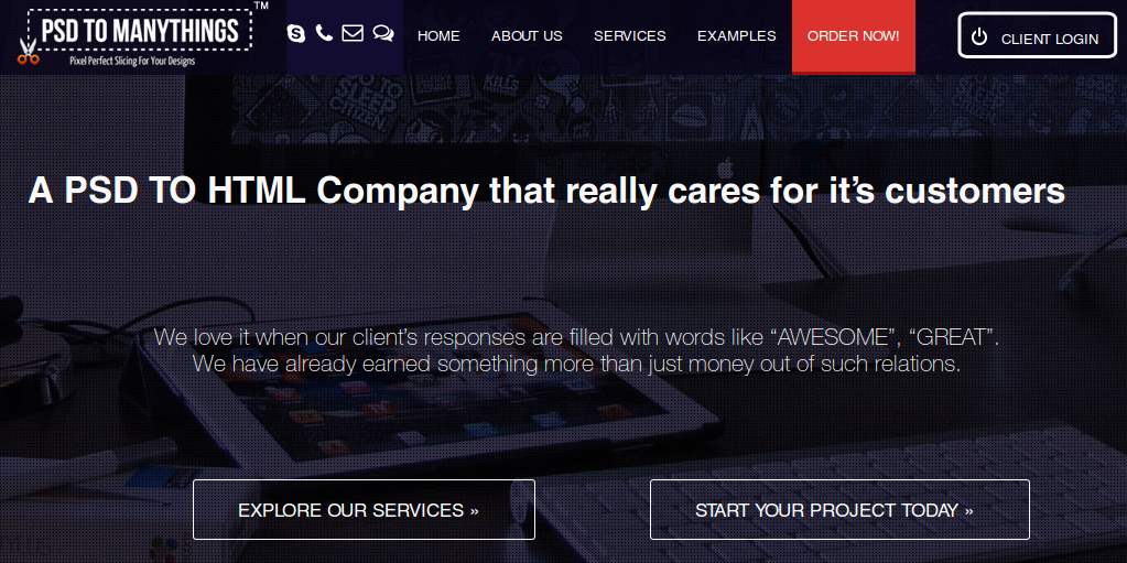 10 Best PSD to Wordpress Conversion Services to Turn Your Design to Reality 4 psdtomanythings - WordPress Service