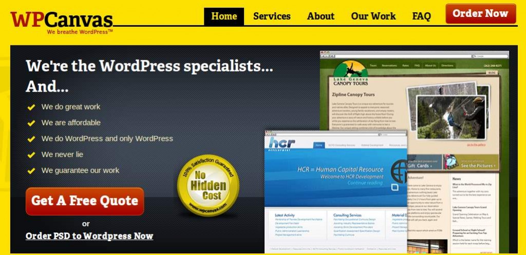 PSD to WordPress Conversion