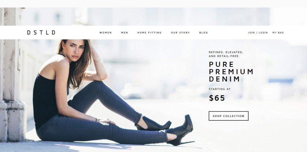 DSTLD Jeans - eCommerce Website