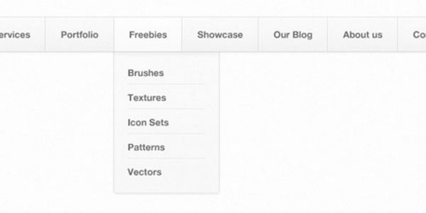 Drop Down Menu