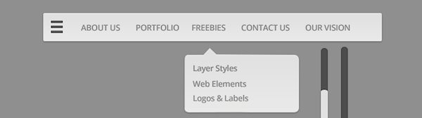 Drop Down Menu