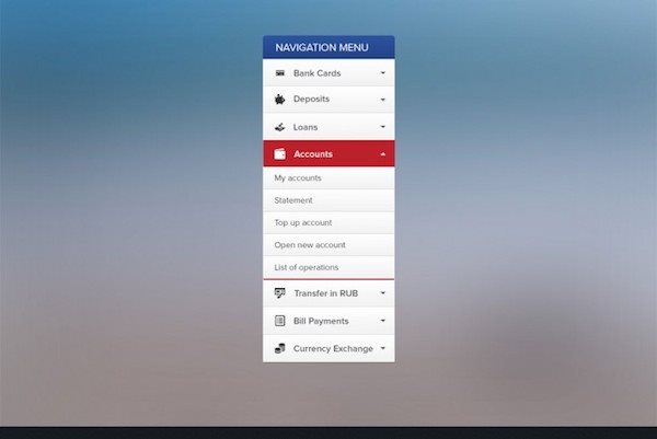 Drop Down Menu