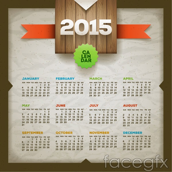 2015-calendar-design-vector