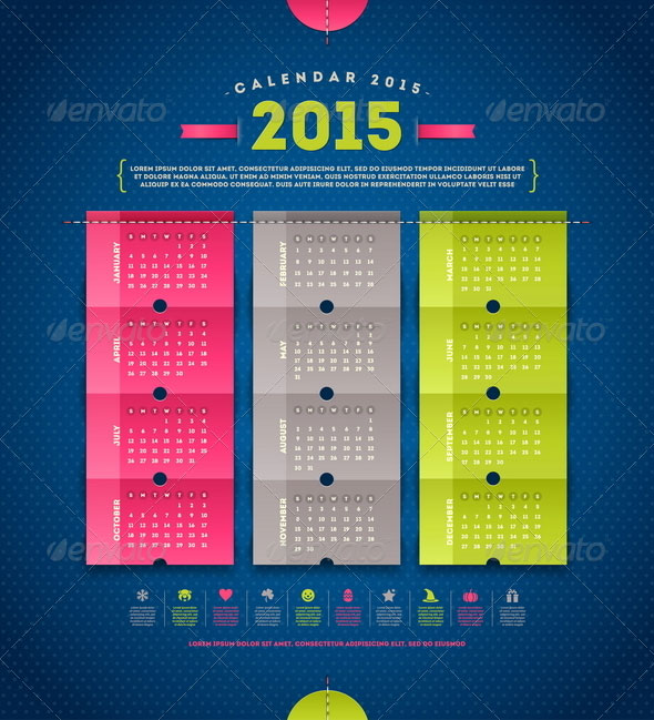 Calendar-2015-Template-vector
