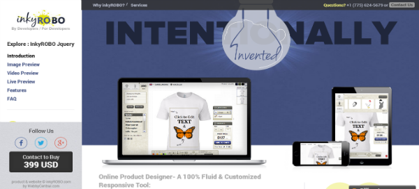 10 Best Online T-shirt Design Tool Companies For 2015 1 InkyRobo-Designsmag