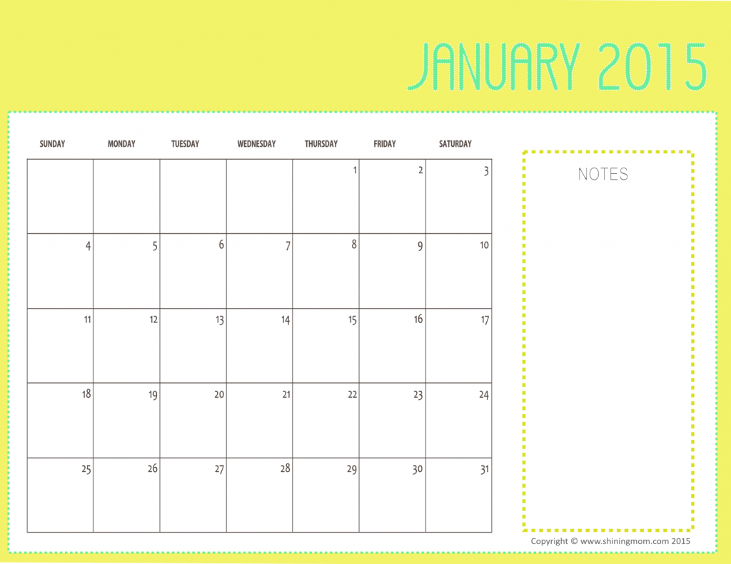 JANUARY-2015-CALENDAR