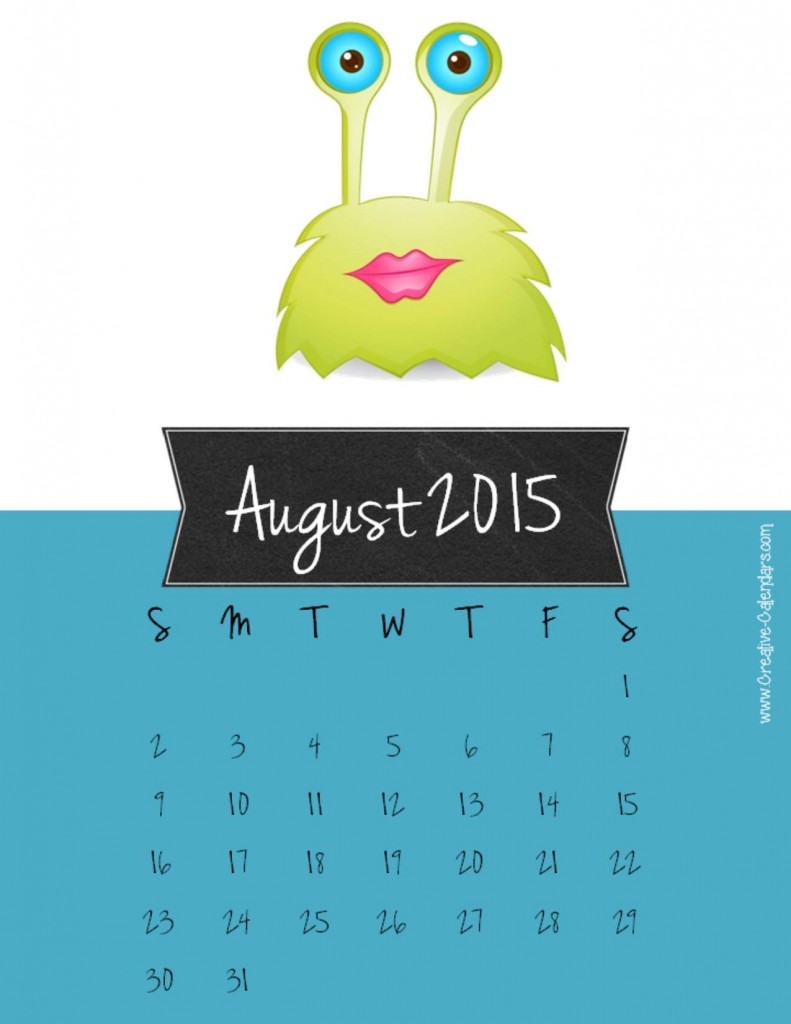 Amazing Calendar for Year 2015 Designs 6 august2015calendar2