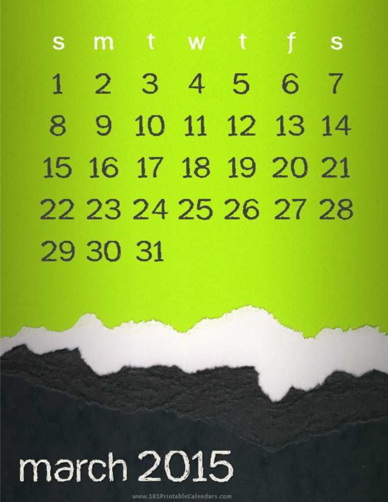 Amazing Calendar for Year 2015 Designs 1 march-2015-calendar-90